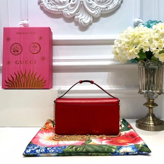 Firstbag ru Gucci Zumi smooth shoulder small leather bag 0713